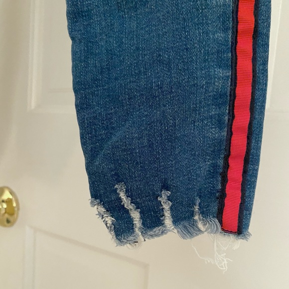 Abercrombie distressed-ankle skinny jeans, size 25 - Picture 2 of 4